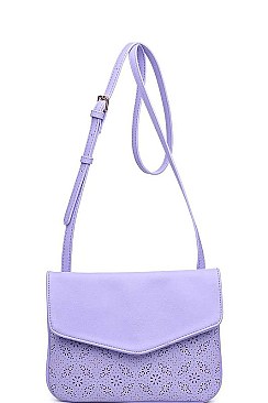 CHIC LUXURY TATE-PERFORATED CROSSBODY BAG JY-15399ML