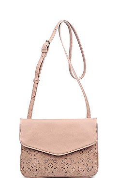 CHIC LUXURY TATE-PERFORATED CROSSBODY BAG JY-15399ML