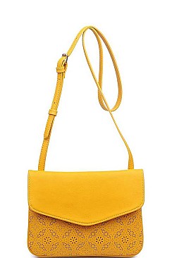CHIC LUXURY TATE-PERFORATED CROSSBODY BAG JY-15399ML