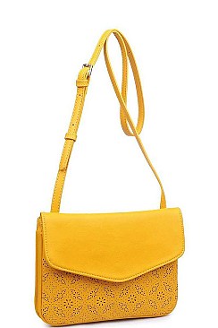 CHIC LUXURY TATE-PERFORATED CROSSBODY BAG JY-15399ML