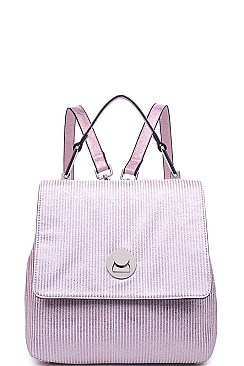 CHIC LUXURY ANTOINETTE STRIPED FASHION BACKPACK JY-15681ML