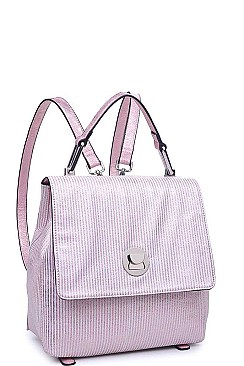 CHIC LUXURY ANTOINETTE STRIPED FASHION BACKPACK JY-15681ML