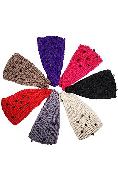 wholesale  Spike Knitted Head Wrap