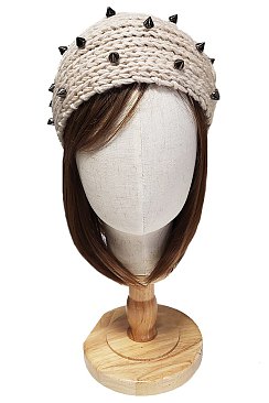  Spike Knitted Head Wrap