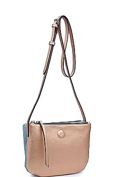CHIC LUXURY ADELE TRI-COLORS CROSSBODY SLING BAG JY-15873ML
