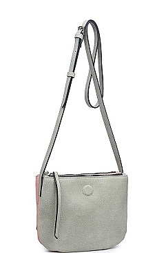 CHIC LUXURY ADELE TRI-COLORS CROSSBODY SLING BAG JY-15873ML