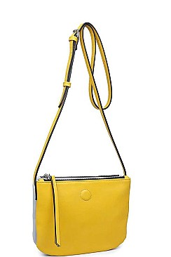 CHIC LUXURY ADELE TRI-COLORS CROSSBODY SLING BAG JY-15873ML