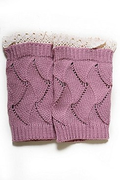 Chic Diamond Lace Bootie Leg Warmer LA-BT264x103DD
