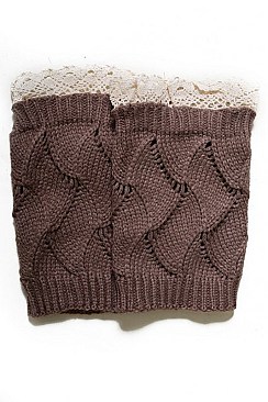 Chic Diamond Lace Bootie Leg Warmer LA-BT264x103DD