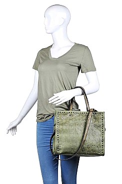 ELEGANT VALERIE SATCHEL BAG WITH LONG STRAP JY-16257ML