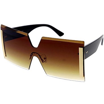 Pack of 12 Side Enforced Shield Sunglasses