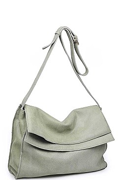 LUXURY ASHLEY GENUINE SUEDE MESSENGER BAG JY-16467ML