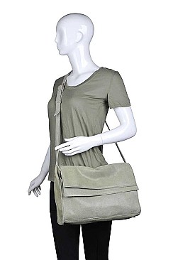 LUXURY ASHLEY GENUINE SUEDE MESSENGER BAG JY-16467ML