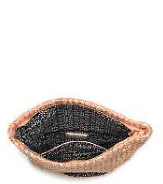 LUXURY CLEO WOVEN VINYL CLUTCH BAG WITH CHAIN STRAP JY-16643ML