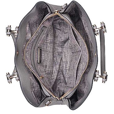 LUXURY STYLISH VEGAN LEATHER LIVERPOOL SATCHEL BAG JY16824