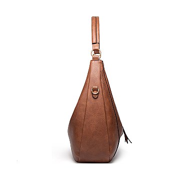 Tassel Accent Quality Hobo Bag