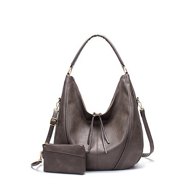 Fashion Retro Tassel Accent Shoulder Bag