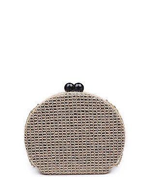 LUXURY COCO SEQUINED CLUTCH BAG WITH CHAIN JY-16985ML