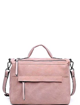 LUXURY HARRISON SUEDE SATCHEL BAG JY-16990ML