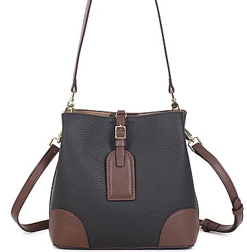 Genuine Leather Hobo Shoulder Handbag