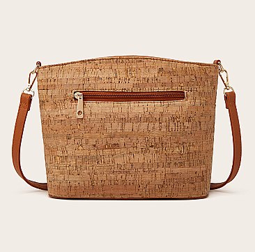 Large Size Dual Compartment Aztec Print Cross-Body