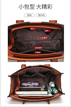 Croc Alligator Brief Satchel Bag