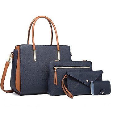 3 IN 1 TOTE CROSSBODY BAG & CLUTCH SET