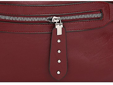 2 IN 1 Stylish Smooth Convertible Shoulder Backpack