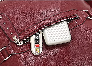2 IN 1 Stylish Smooth Convertible Shoulder Backpack