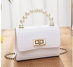 CROC PATTERN MINI CROSS BODY SHOULDER BAG