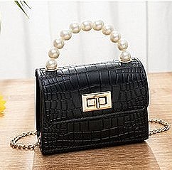 CROC PATTERN MINI CROSS BODY SHOULDER BAG