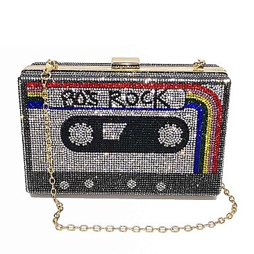 Cassette Tape Shaped Mini Shoulder Bag