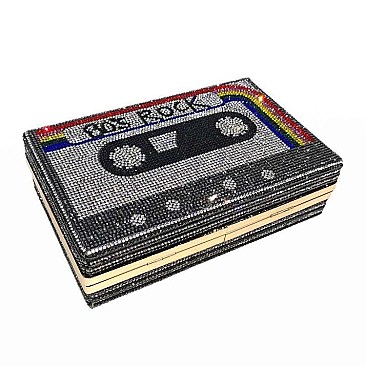 Cassette Tape Shaped Mini Shoulder Bag
