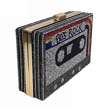 Cassette Tape Shaped Mini Shoulder Bag