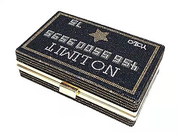 UNIQUE NO LIMIT RHINESTONE CROSS BODY BAG