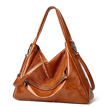 SOFT GLOSSY FASHION Quality HOBO BAG