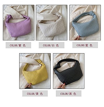 FASHION WOVEN SATCHEL