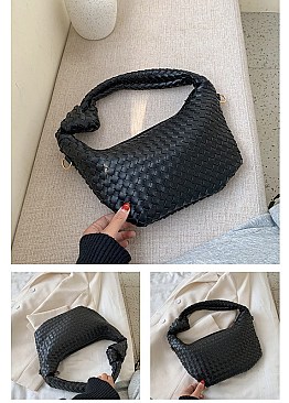 FASHION WOVEN SATCHEL