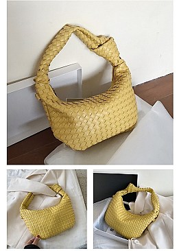 FASHION WOVEN SATCHEL