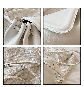 Soft Touch Cross Body Shoulder Bag