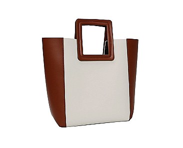 2 In 1 Square Bucket Tote Bag