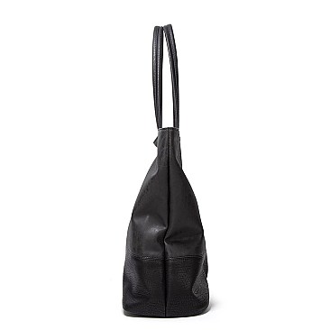 FASHIONABLE TWO TONE EXTRA LONG TOTE BAG