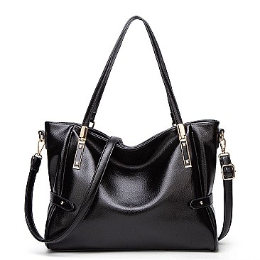 CLASSIC SMOOTH LEATHER TOTE BAG