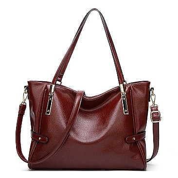 CLASSIC SMOOTH LEATHER TOTE BAG