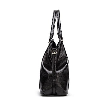 STYLISH SMOOTH LEATHER LONG STRAP CHIC SATCHEL