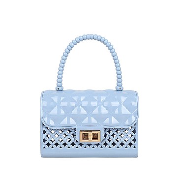 BEADED HANDLE MINI JELLY SATCHEL