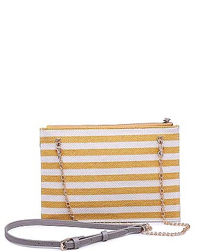LUXURY BARCELONA TRIANGULAR FLAP CLUTCH BAG WITH LONG STRAP JY-17545ML