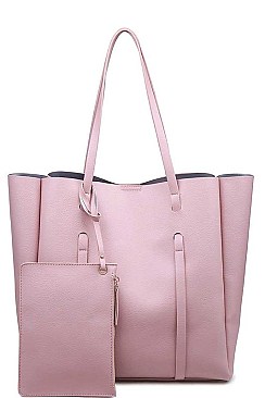 LUXURY CHLOE FAUX LEATHER TOTE WITH COIN PURSE JY-17663ML