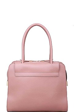 LUXURY JULIETTE FAUX LEATHER SATCHEL BAG JY-17727ML