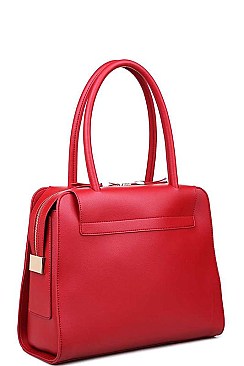 LUXURY JULIETTE FAUX LEATHER SATCHEL BAG JY-17727ML